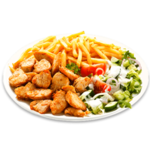 Kebab Poulet + Salade + Frite